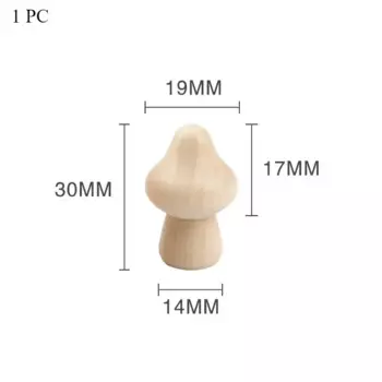 Деревянный гриб MOONBIFFY для творчества