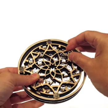 Деревянный лабиринт, 3D головоломка-лабиринт, игра с высокой степенью сложности, IQ-головоломка для взрослых и детей, игрушки для детей