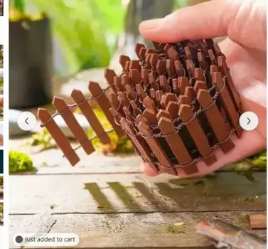 Деревянный мини-забор XMSJ