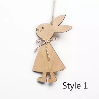 Деревянный пасхальный кролик KANNERT