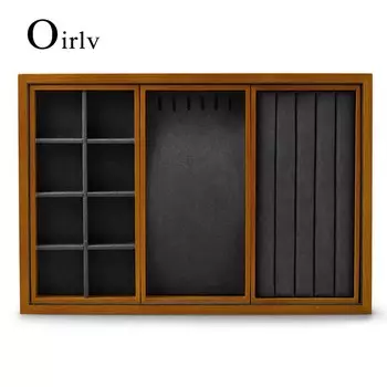 Деревянный поднос для украшений Oirlv