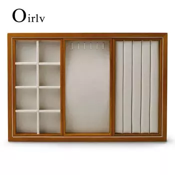 Деревянный поднос для украшений Oirlv