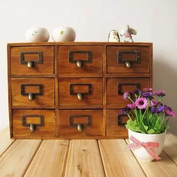 Деревянный ящик для хранения mingrizhiguang home 39x10x26 см