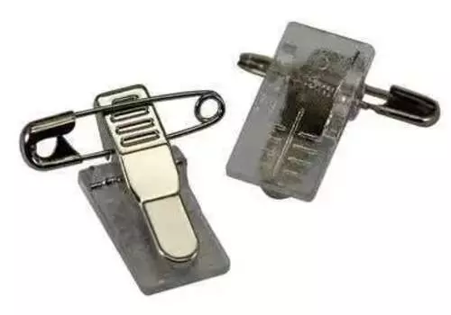 TOWNSBOX Металлический самоклеящийся зажим-игла для бейджа