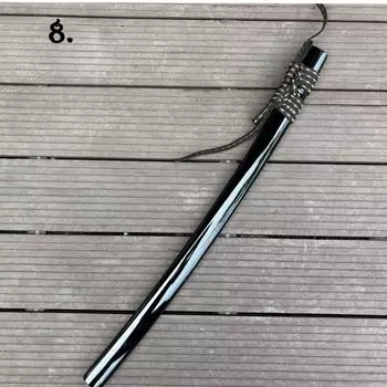 Деревянный Saya-Scabbard Samurai Katana Wakizashi, черный глянцевый лак, для японского меча, совершенно новый, может на заказ