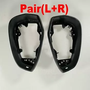 Держатель боковой рамы зеркала для Audi A4 A5 B9 2017 2018 2019 S4 S5 RS5, стеклянный объемный матовый корпус, левая/правая отделка