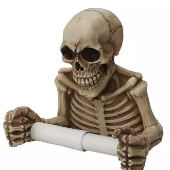 Держатель для бумаги в виде черепа ELESAHOME