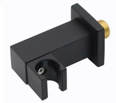 Держатель для душа Fevnd SH05 матовый черный/золотой