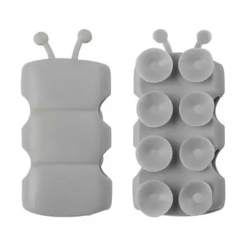 Силиконовая Регулируемая присоска, крючки без отверстий для ванной комнаты, кронштейн для душа, держатель для душевой лейки, настенная стойка