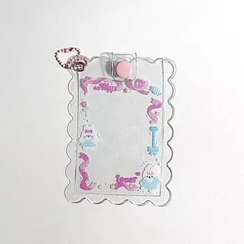 Держатель для фотокарт SFG HOUSE прозрачный