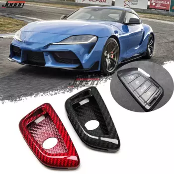 Держатель для ключа Jogon для Toyota Supra GR MK5 A90 J29 2019 2020 2021, чехол для ключа с дистанционным управлением из углеродного волокна, чехол для ключа, защитный чехол для ключа