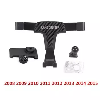 Держатель для Мобильный телефон из углеродного волокна для Toyota Land Cruiser 200 FJ200 2008 2009 2010 2011 2012 2013 2015 ABS