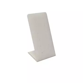 Держатель для сережек TREACHI кожаный белый