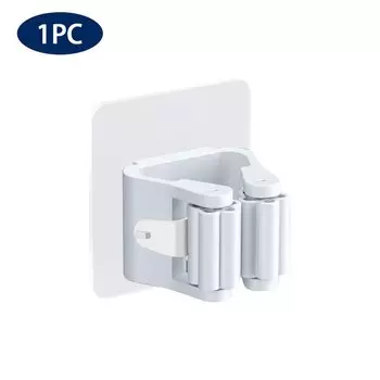 Держатель для швабры XMSJ белый ABS+ПВХ