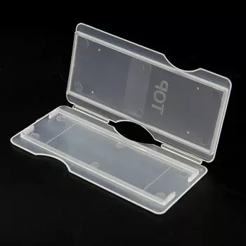 Держатель для слайдов, 10 шт., чехол пластмассовые слайды для микроскопа