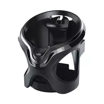 Держатель для стакана с воздушным выходом, СВЕТОДИОДНЫЙ Автомобильный держатель для стакана высокой устойчивости, простой в установке, автомобильный держатель для стакана с защитой от тряски