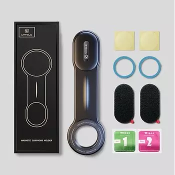 Держатель для телефона, автомобильный магнитный держатель для мобильного телефона, держатель для мобильного телефона, вентиляционное отверстие на приборной панели, лобовое стекло, складной кронштейн для мобильного теле