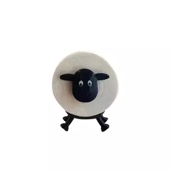 Держатель для туалетной бумаги черный пластик