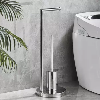Держатель для туалетной бумаги и щетки для туалета из нержавеющей стали FALANGSHI