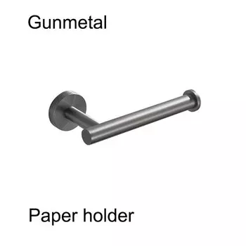 Держатель для туалетной бумаги SEKOVA, нержавеющая сталь, черный, матовый золотой, оружейный