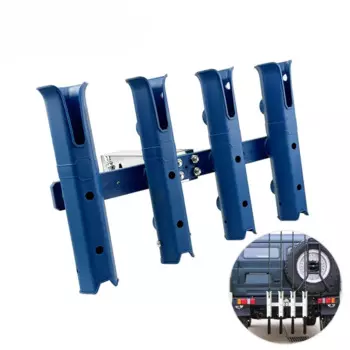 Держатель для удочки, 4 звеньев, для 2 приемников