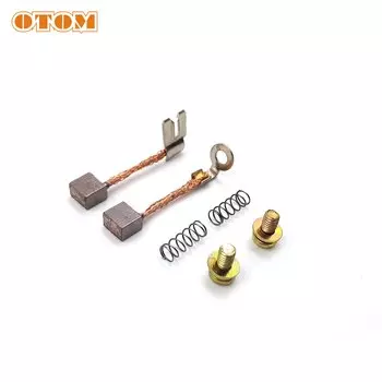Держатель для угольной щетки OTOM для стартера мотоцикла, набор клемм, запчасти для ремонта электрической щетки для YAMAHA YZ250F YZ450FX WR