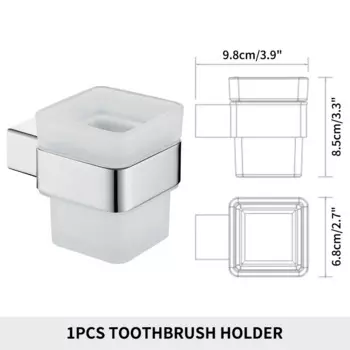 Держатель для зубной щетки и стакана из нержавеющей стали