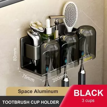 Держатель для зубных щеток RUITHOE из алюминия