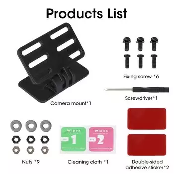 Держатель Jansite для камеры заднего вида, кронштейн для большинства камер заднего вида, видеорегистратор для Jansite, Автомобильная камера заднего вида