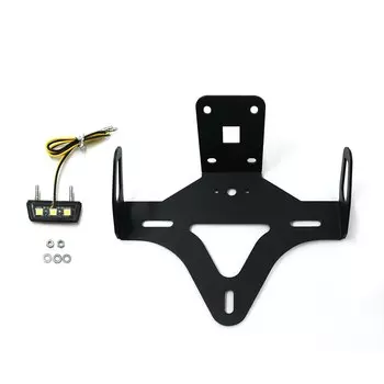 Держатель кронштейна для заднего номерного знака мотоцикла Kawasaki Z1000 Z 1000 2014-2022 2019 со светодиодным индикатором