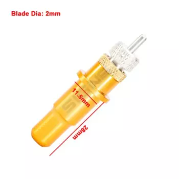 Держатель лезвия для винилового плоттера ROLAND 11,5 мм, держатель инструментов для режущего плоттера Roland, золотой цвет