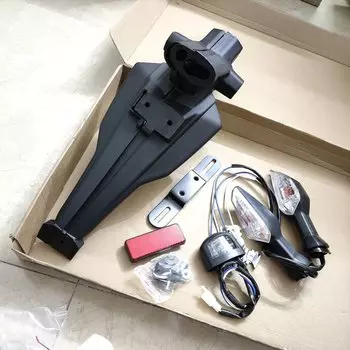 Держатель номерного знака Z1000 для Kawasaki Z 1000 SX Z-1000 2010 2011 2012 2013 Z1000SX, брызговик заднего крыла, поворотный сигнальный светодиодный светильник