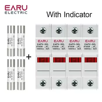 Держатель предохранителя постоянного тока EARUELECTRIC 1000В