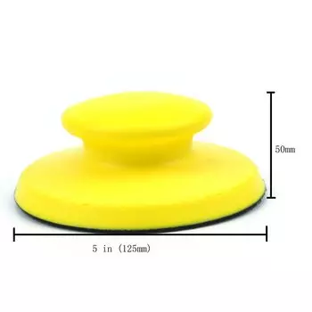 Держатель шлифовального диска с подложкой из наждачной бумаги, Полировальный коврик, Ручной шлифовальный блок, шлифовальный диск из пенополиуретана для полировки дерева и металла