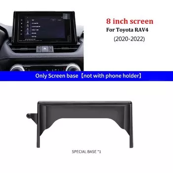 Держатель телефона для Toyota Rav4 2020-2022 с 8 дюймовым экраном и поддержкой беспроводной зарядки для всех смартфонов