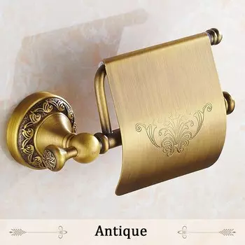Держатель туалетной бумаги WANFAN из латуни, античная бронза