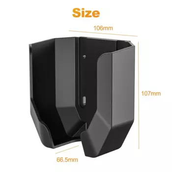 Держатель зарядного устройства для электромобилей feyree, высокопрочный крючок, простая установка, фиксированное настенное крепление для портативного зарядного устройства для электромобилей 7 кВт 11 кВт EVSE