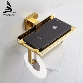 Держатели для бумаги с хромированной отделкой, настенные аксессуары для ванной комнаты, держатели для туалетной бумаги, черный держатель для туалетной бумаги 7525