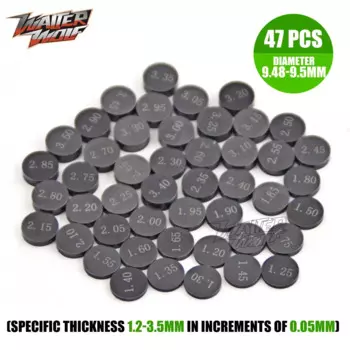 Детали для двигателя мотоцикла, регулируемая прокладка для клапана, полный комплект, диаметр 7,48/8,85/9,48/10 мм, аксессуары для YAMAHA, HONDA