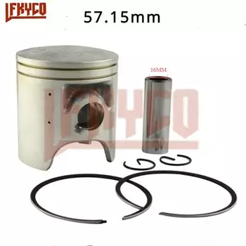 Детали двигателя 56,4 мм для YAMAHA TZR125 TZR 125 1987-92 DT 125 R 1988-99 поршневой штифт цилиндра 16 колец Комплект Аксессуары для мотоцикла