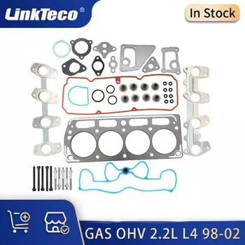 Детали двигателя, комплект прокладок полной головки, подходит для 2,2 л L4 GAS OHV LN2 для 98-02 CHEVROLET CAVALIER S10 GMC SONOMA ISUZU HOMBRE PONTIAC