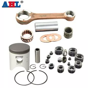 Детали двигателя мотоцикла 66,4 мм, шатун, поршневое кольцо и комплект уплотнений масла для HONDA CRM250AR CRM250 MR16. 250 AR KAEG 249