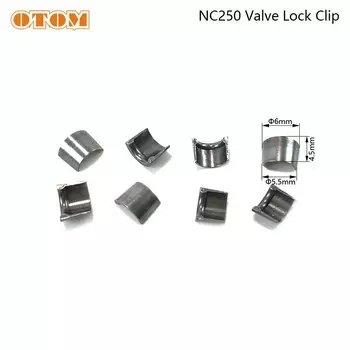 Детали двигателя мотоцикла NC250, впускной и выпускной клапан, фиксатор, стержень, сальник, пружинный комплект для ZONGSHEN, моторные гонки ZS177MM 250cc