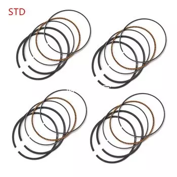 Детали двигателя мотоцикла STD + 25 + 50 размер отверстия 56,00 мм ~ 56,50 мм поршневые кольца для Yamaha FZ400 FZ 400 4YR FZR400RR - SP 3TJ