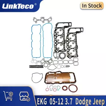 Детали двигателя, полный комплект прокладок, 3,7 л, V6 GAS SOHC EKG 6G83 05-12 для JEEP GRAND CHEROKEE LIBERTY DODGE RAM 1500 MITSUBISHI 3.7L