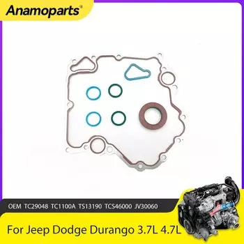 Детали двигателя Прокладка крышки ГРМ подходит для газа 3,7 4,7 для Jeep Grand Cherokee Dodge Dakota Durango Ram 1500 3,7 л 4,7 л V6 SOHC TC29048