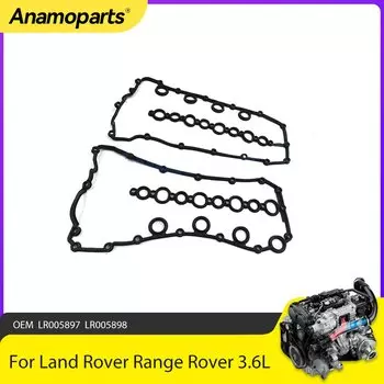 Детали двигателя, прокладка крышки клапана, подходит для дизеля 3,6 л для Land Rover Range Rover SPORT I L322 3,6 л 368DT V8 LR 005898 LR 005897 06-13