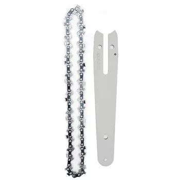 Детали садовых инструментов, аксессуары, направляющая 6 дюймов и цепь с звеньями 1/4 дюйма 37 для литиевой электрической пилы