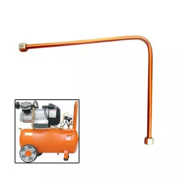 Детали воздушного насоса, выхлопная труба, Трубка воздушного компрессора G3/8 ", цеховое оборудование, 1 шт., сменная медная тональная впускная труба