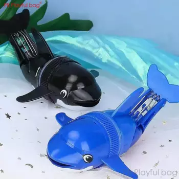 Детская электрическая игрушка в виде дельфина, игрушка для купания, забавная игрушка для акробатики, AC89